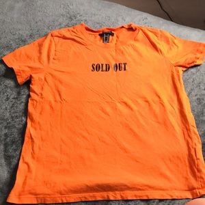 orange sold out tee